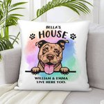 Coussin pour chien personnalisé Cadeaux pour les amoureux des chiens