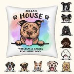 Coussin pour chien personnalisé Cadeaux pour les amoureux des chiens