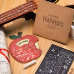 Customized Apple Rotatable Appreciation Card For Teachers