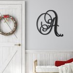 Custom Initial Metal Home Door Wall Sign Art Decor