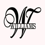 Benutzerdefinierte Familienname Initial Metall Wandzeichen für Housewarming Geschenk, Hochzeitsgeschenk, Türhänger Zeichen