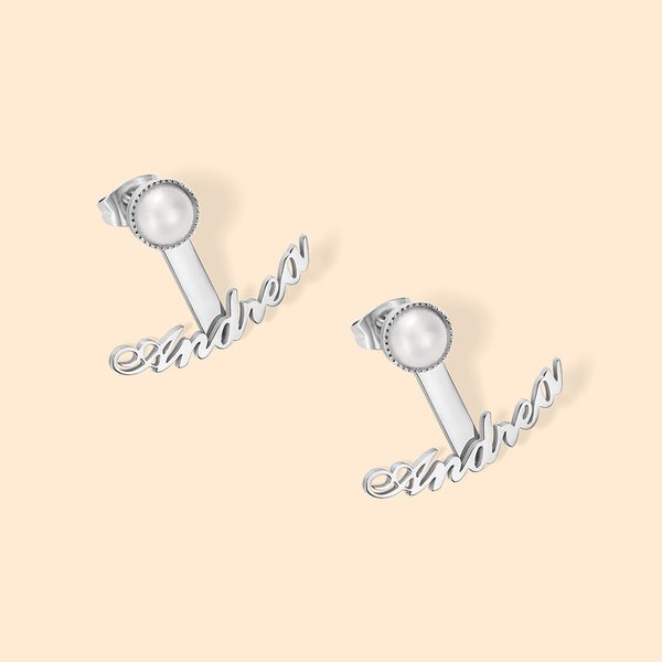 Pearl Stud Earrings