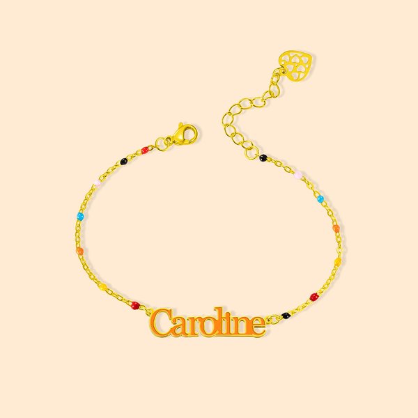 Olet erityinen minulle emali nimi rannekoru naisille