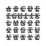 Personalized Initial with Family Name and Year Metal Wall Art Decoration