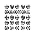 Personalisierte Edelstahl Initiale mit Familienname Metall Wanddekoration