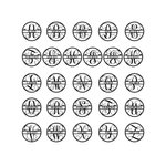 Segno di famiglia personalizzato con iniziale del cognome in metallo Segno dell'anno stabilito Decorazioni per la casa