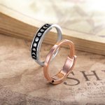 Anillo Apilable Vintage Fase Lunar Personalizado