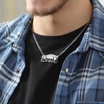 Collana personalizzata con combinazione di lettere e auto