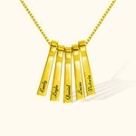 Personalized Name Xylophone Bar Necklace Gift for Mother