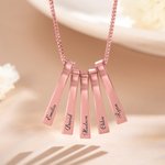 Personalized Name Xylophone Bar Necklace Gift for Mother