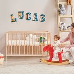 Personalised Lovely Animal Alphabet Nursery Wall Decor for Baby Room Decorations Gift for New Mom/Baby