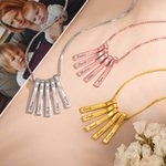 Personalized Name Xylophone Bar Necklace Gift for Mother