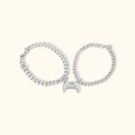 Personalised Game Controller Cuban Chain Couple Bracelet