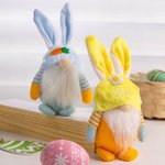 Personalised Easter Rabbit Gnome Plush Doll Home Decor Easter Ornaments