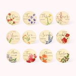 Personalized Newborn Photography Prop Milestone Cards Baby Shower Gift