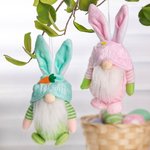 Personalised Easter Rabbit Gnome Plush Doll Home Decor Easter Ornaments