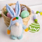 Personalised Easter Rabbit Gnome Plush Doll Home Decor Easter Ornaments