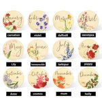 Personalized Newborn Photography Prop Milestone Cards Baby Shower Gift