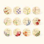 Personalized Newborn Photography Prop Milestone Cards Baby Shower Gift