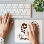 Custom Rubber Fishing Mouse Pad Gifts for Father