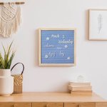 Custom Felt Letter Board Bulletin Board Message Board Suitable for Wedding Baby Announcement Christmas Day