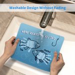 Aangepaste Rubber Visserij Handafdruk Muismat Giften voor Vader