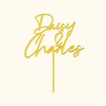 Personalized Wedding Mr And Mrs Cake Topper