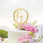 Personalised Wedding Mr And Mrs Initials Cake Topper