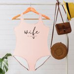 Bañador de despedida de soltero personalizado para novia y damas de honor