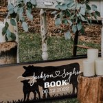 Custom Name Wooden Sign Decor for Couple's Farmhouse Wedding  Anniversary Housewarming