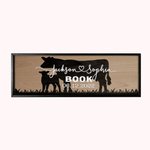 Custom Name Wooden Sign Decor for Couple's Farmhouse Wedding  Anniversary Housewarming