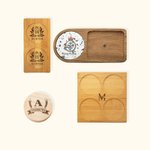 Personalized Whisky Smoker Smolder Tray Decanter Trays Barkeep Board