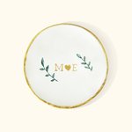 Personalised Olive Branch & Bouquet Jewellery Tray