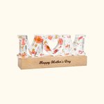 Personalized MOM or MUM Night Light with Flowers Home Decor Birthday Gift Mother's Day Gift for Mother Wife Girlfriend