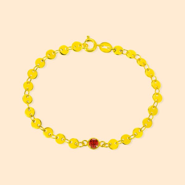 Personalisiertes Geburtsstein-Armband Geschenk für Kind
