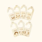 Personalized Baby Animals Closet Dividers for Nursery Set of 7 Baby Shower Gifts