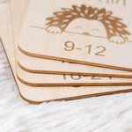 Personalized Baby Animals Closet Dividers for Nursery Set of 7 Baby Shower Gifts