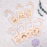 Personalized Baby Animals Closet Dividers for Nursery Set of 7 Baby Shower Gifts