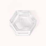 Personalized Hexagonal Acrylic Engraved Ring Box for Wedding Ceremony Proposal