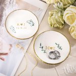 Personalised Olive Branch & Bouquet Jewellery Tray