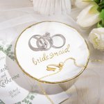 Personalised Olive Branch & Bouquet Jewellery Tray