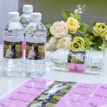Personalized Photo Water Bottle Labels Great for Wedding Engagement Party