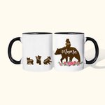 Personalisierte Mama Bär und Cubs Namen Becher für Muttertag Geschenk