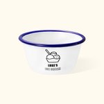 Personalized Enamel Ice Cream Bowls