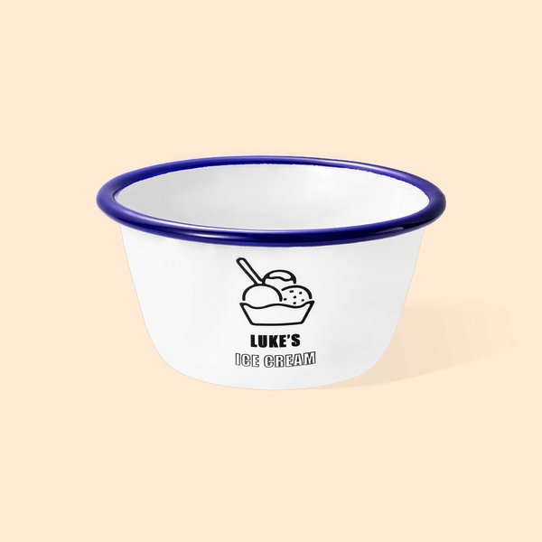 Enamel Ice Cream Bowls