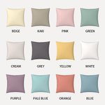 Personalised Pet Throw Pillow Cushion Cover for Couch Sofa Bedroom Gift for Pet Lovers