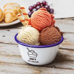 Personalized Enamel Ice Cream Bowls