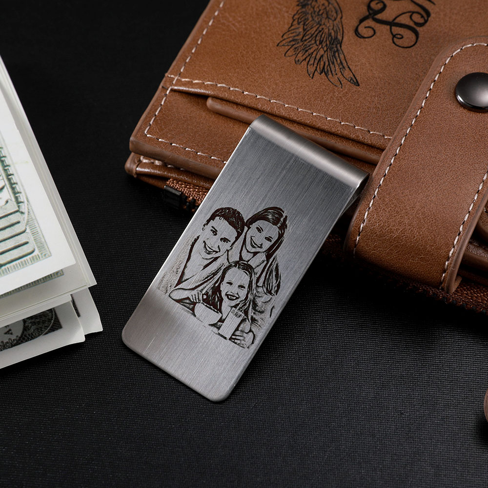 Personalized Photo Money Clip