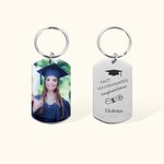 Porte-clés ou colliers de photos de fin d'études personnalisés Accessoires cadeaux pour ami(e) diplômé(e)