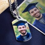 Porte-clés ou colliers de photos de fin d'études personnalisés Accessoires cadeaux pour ami(e) diplômé(e)